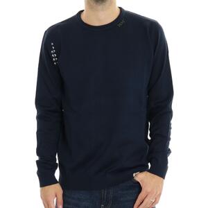 MAGLIA CON RICAMI SEINSE BLU
